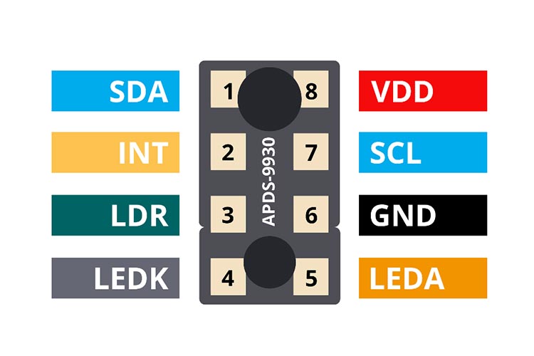 APDS-9930 Pinout