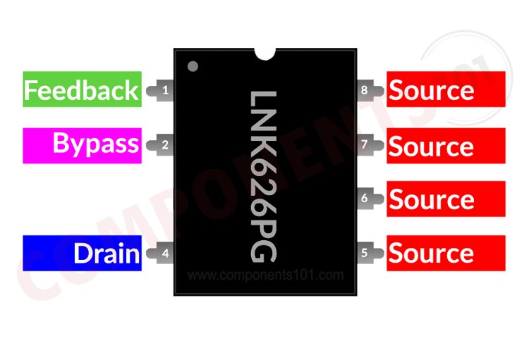 LNK626PG Pinout